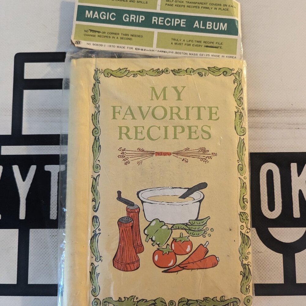Magic Grip Recipe Album - Vintage! 1970 Chadwick-Miller, Inc.